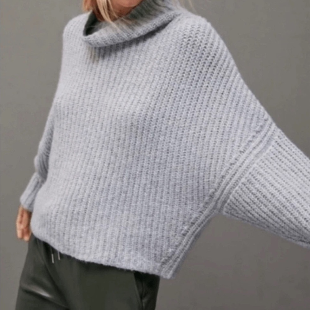 Anthropologie Gray Sweater